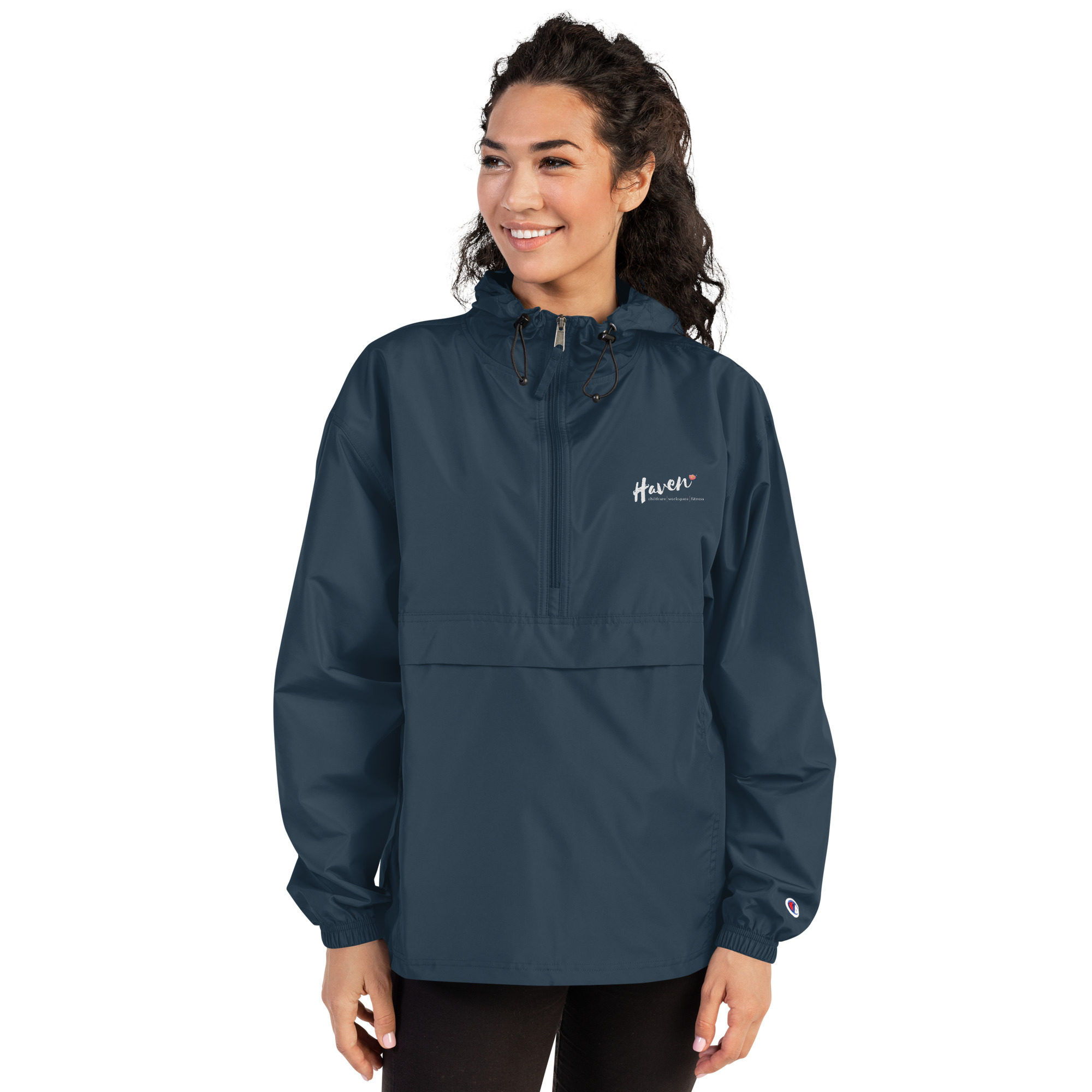 Embroidered Champion Packable Jacket 5 Embroidered Champion Packable Jacket