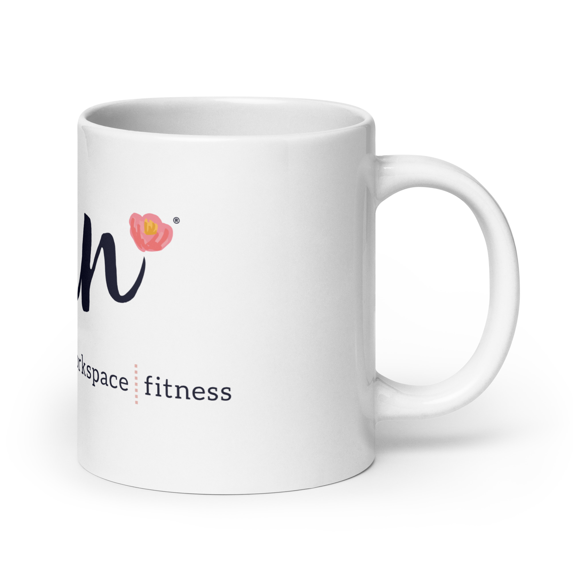 White glossy mug 5 White glossy mug